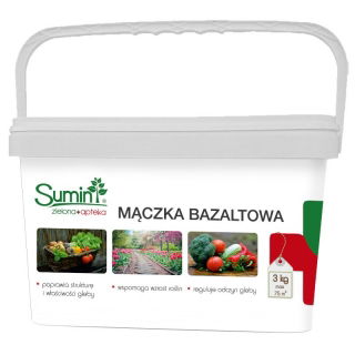 Mączka bazaltowa pylista - łatwy w użyciu i super skuteczny nawóz naturalny - Sumin - 3 kg