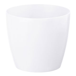 Osłonka okrągła Magnolia - 13,5 cm - biała