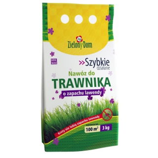 Nawóz do trawnika o zapachu lawendy - Zielony Dom - 3 kg