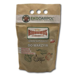 Biohumus Extra do warzyw - sypki, bezpieczny i ekologiczny - 1 litr