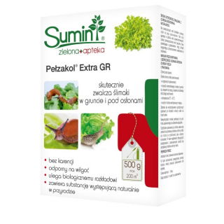 Pełzakol GR - środek skutecznie i szybko zwalczający ślimaki - Sumin - 500 g
