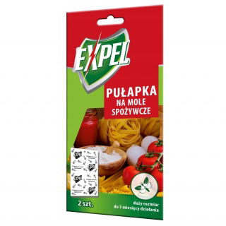 Pułapka na mole spożywcze - działa do 3 miesięcy - 2 szt. - Expel