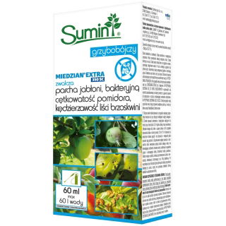Miedzian Extra 350 SC - na choroby bakteryjne i grzybowe - Sumin - 60 ml