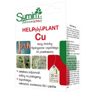 Help Plant Cu - na odporność rośliny na patogeny, nekrozę liści i pędów - Sumin - 20 ml
