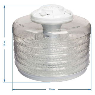 Suszarka do żywności z regulacją temperatury - 13,5 l - 5 sit - 350 W