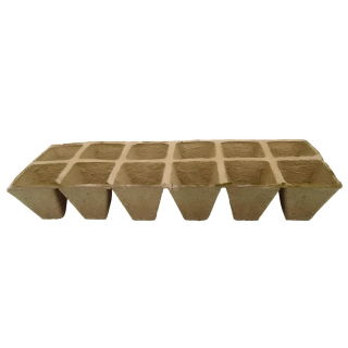 Doniczki torfowe kwadratowe 5x5 cm - 60 sztuk