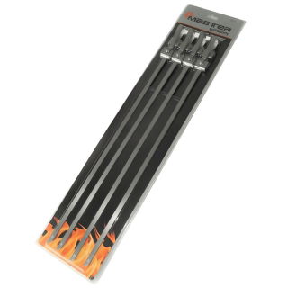 Szpikulce do szaszłyków ze stali nierdzewnej - 43 cm - 4 szt.