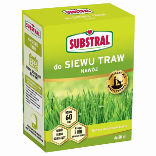 Nawóz długo działający do dosiewek traw - 60 dni - efekt w 7 dni - Substral - 1 kg