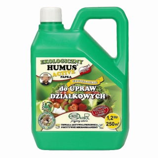 Humus Active Papka - ekologiczny nawóz do upraw działkowych - uzupełnienie do konewki - 1,2 litra