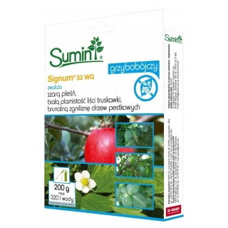Signum 33 WG - na szarą pleśń, białą plamistość liści, brunatną zgniliznę drzew pestkowych - Sumin - 200 g