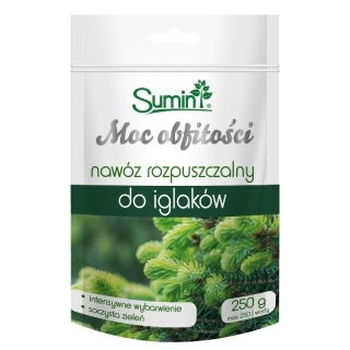 Nawóz rozpuszczalny do iglaków - Moc obfitości - Sumin - 250 g