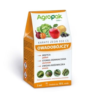 Karate Zeon 050 CS - najskuteczniejszy na mszyce, stonkę i wiele innych szkodników - Agropak - 3 ml