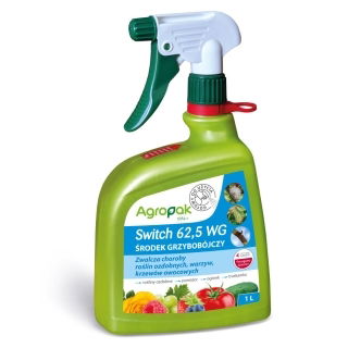 Switch 62,5 WG PRE-RTU (gotowy do użycia) - zwalcza szarą pleśń, antraknozę, zgniliznę - Agropak - 1 litr