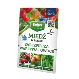 Scutum - miedź w płynie - zabezpiecza warzywa i owoce - Target - 30 ml 