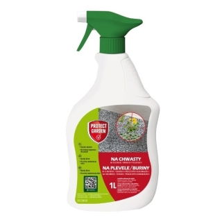Skuteczny spray na chwasty - ścieżki, tarasy, podjazdy - Protect Garden - 1 litr
