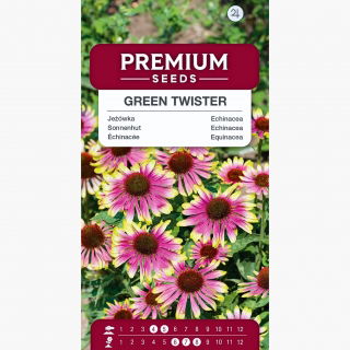 Jeżówka różowo-zielona - Green Twister