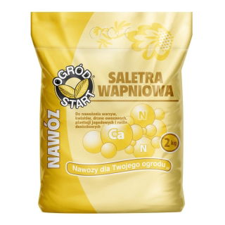 Saletra wapniowa - nawóz azotowo-wapniowy do ogrodu - 2 kg
