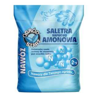 Saletra wapniowo-amonowa - nawóz azotowy do ogrodu - 2 kg