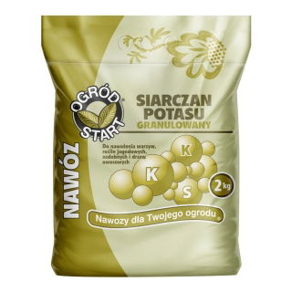 Siarczan potasu - nawóz granulowany do ogrodu - 2 kg