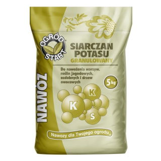 Siarczan potasu - nawóz granulowany do ogrodu - 5 kg