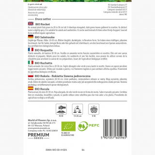 BIO Rukola, rokietta Siewna jednoroczna