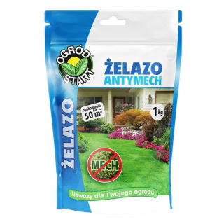 Żelazo - antymech - najbardziej skuteczny nawóz na mech - Ogród-Start - 1 kg