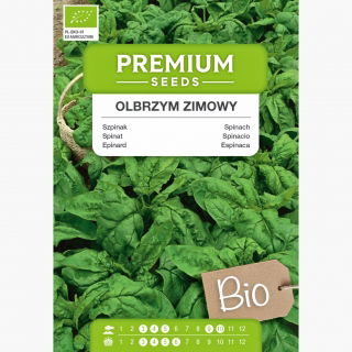 BIO Szpinak - Geant d'hiver - Certyfikowane nasiona ekologiczne