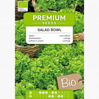BIO Sałata liściowa Salad Bowl - Certyfikowane nasiona ekologiczne