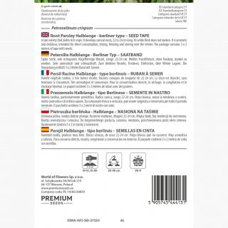 Pietruszka Halblange (Berlińska) - późna - NA TAŚMIE