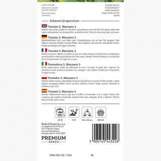 Pomidor S. Marzano 3 - gruntowy, wysoki, hit w krajach śródziemnomorskich!