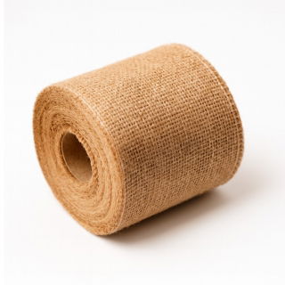 Wstążka jutowa - naturalna - 10 cm / 10 metrów