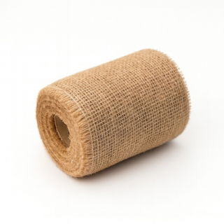 Wstążka jutowa - naturalna - 10 cm / 5 metrów