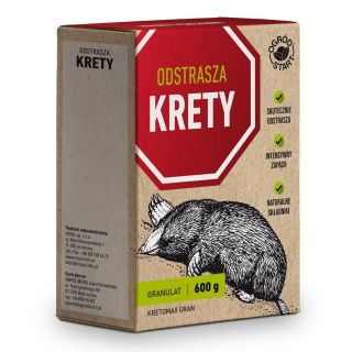 Środek do skutecznego odstraszania kretów - Kretomax Gran - Ogród-Start - 600 gram