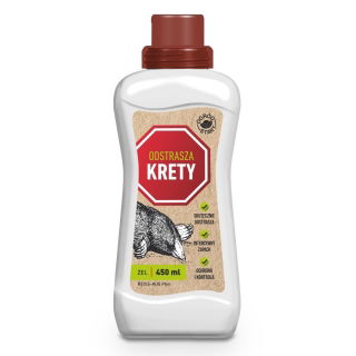 Reiss-Aus Płyn - skutecznie odstrasza krety - trawnik bez zanieczyszczeń - Ogród-Start - 450 ml