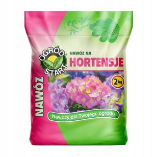 Nawóz do hortensji - dłuższe kwitnienie - wieloskładnikowy i kompleksowy - Ogród-Start - 2 kg
