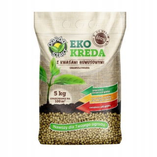 EKO Kreda Granulowana z kwasami humusowymi - niezastąpiona w ogrodzie - Ogród-Start - 5 kg