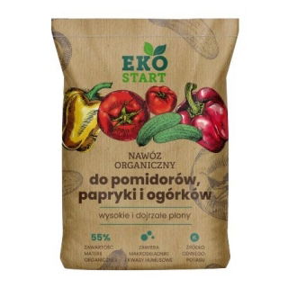 EKO Nawóz do pomidorów, papryki i ogórków - wysokie i dojrzałe plony - Ogród-Start - 5 kg