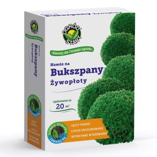 Nawóz do bukszpanów i żywopłotów - wieloskładnikowy i kompleksowy - Ogród-Start - 1 kg