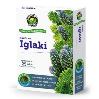 Nawóz do drzew i krzewów iglastych - wieloskładnikowy i kompleksowy - Ogród-Start - 1 kg