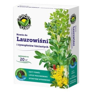 Nawóz do żywopłotów liściastych i laurowiśni - wieloskładnikowy i kompleksowy - Ogród-Start - 1 kg