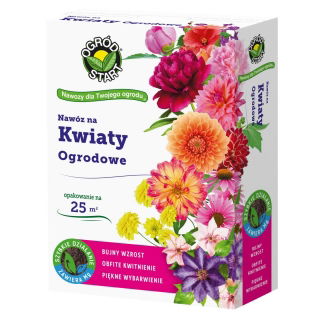 Nawóz do wszystkich kwiatów ogrodowych - wieloskładnikowy i kompleksowy - Ogród-Start - 1 kg