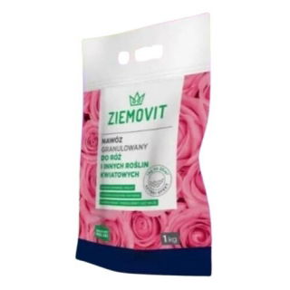 Nawóz do róż i innych roślin kwiatowych - stymuluje długie i obfite kwitnienie - Ziemovit - 1 kg