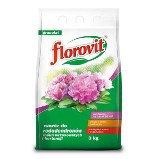 Nawóz do rododendronów, roślin wrzosowatych i hortensji - Florovit - 3 kg