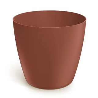 Doniczka okrągła Mate - wewnętrzna i zewnętrzna - 16 cm - palona cegła