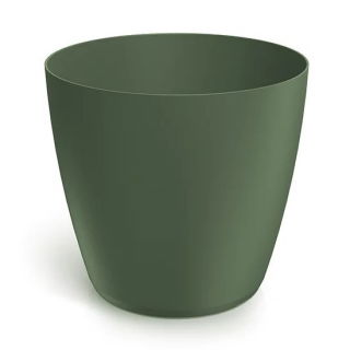 Doniczka okrągła Mate - wewnętrzna i zewnętrzna - 14 cm - zielona piniowa