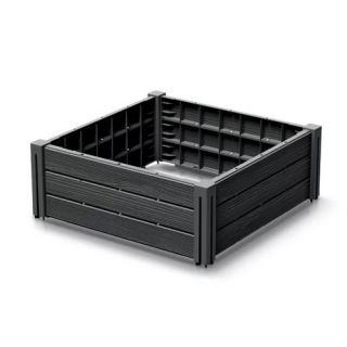 Rabata ogrodowa Base Plant - 62 x 62 x 23 cm - antracytowa