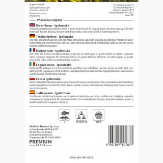 Fasola Igołomska - na suche nasiona karłowa
