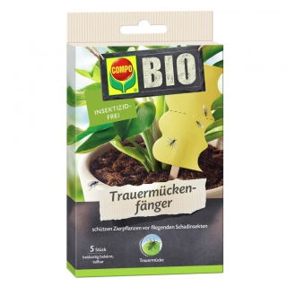 BIO Pułapka lepowa na ziemiórki, mączliki i inne uskrzydlone szkodniki - Compo - 5 szt.