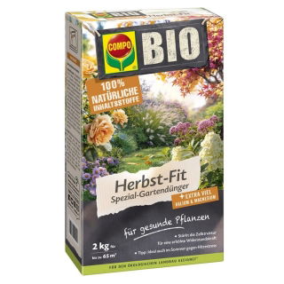 BIO Nawóz jesienny do ogrodu - funkcjonalny, przygotowujący rośliny do zimy - Compo - 2 kg