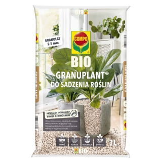 BIO Granuplant - innowacyjny granulat do uprawy roślin i poprawiania estetyki podłoża - Compo - 2-5 mm - 3 litry